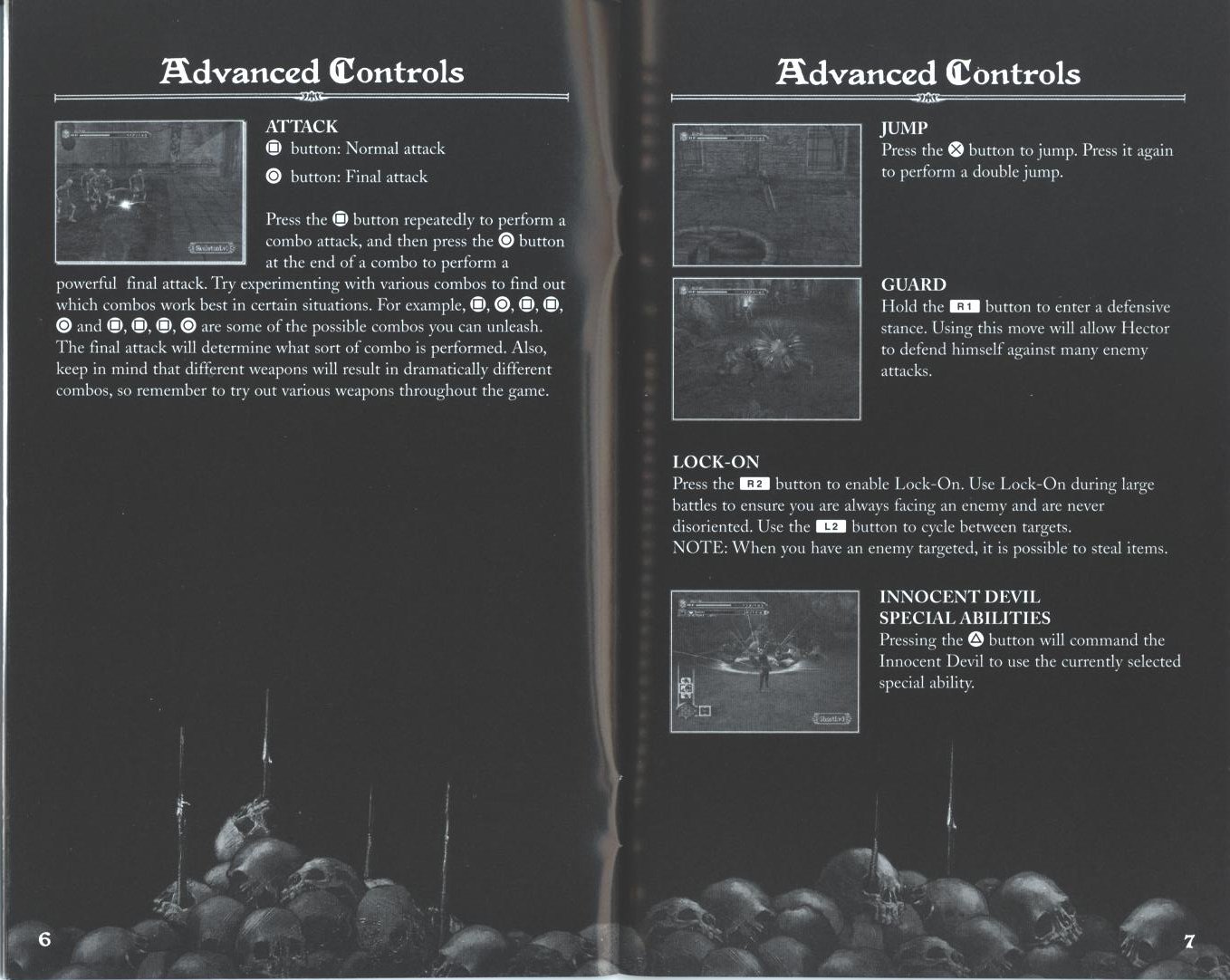 Castlevania: Curse of Darkness PS2 U.S. Instruction Manual ...